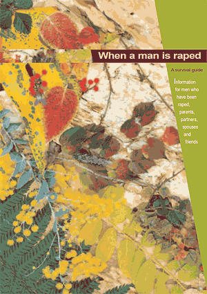 When a man is raped: Booklet cover